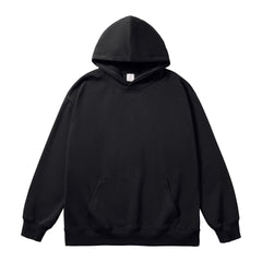 Wholesale Price Solid Color Custom Brand Design Blank Plain Streetwear Custom Unisex Hoodies for Men