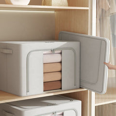 Wholesale Collapsible Storage Boxes 50x40x33 66L Wardrobe Furniture Clothes Storage Bag Containers Storage Boxes & Bins