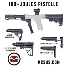 Max Power Upgrade Kit Pistelle X-68 (Gen1 and Gen2) 100+ Joules Defender Talon Carbine Kit