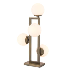 Table Lamp Pascal Light Brushed Brass Finish UL