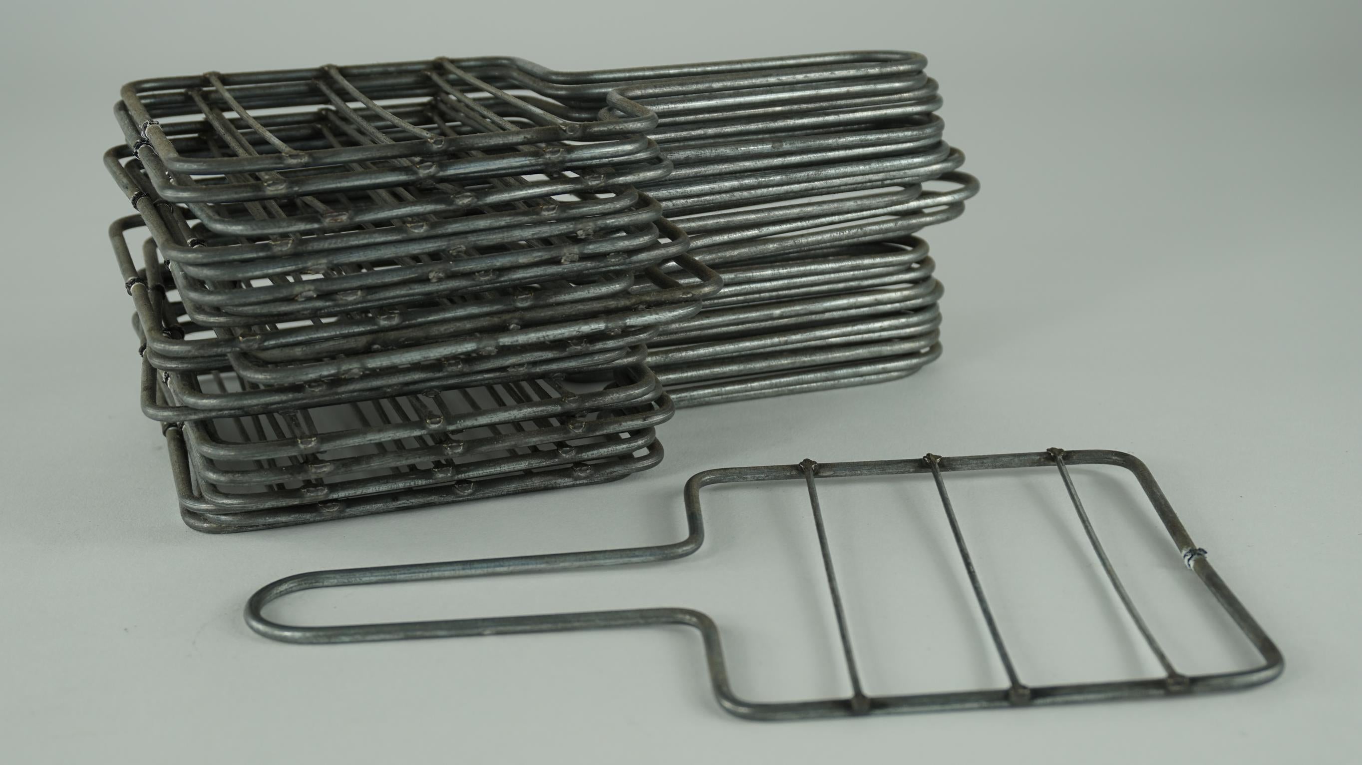 Metal branch holder 15x15 cm, total length 27 cm, per 25 pieces