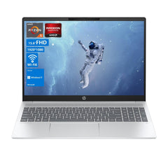 HP Essential 255 15.6 inches Traditional Laptop AMD Ryzen 5 16GB RAM AMD Radeon Graphics 512GB SSD Storage Windows 11 Home 60Hz - Silver