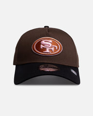 New Era San Francisco 49ers 9Forty A-Frame Snapback Walnut