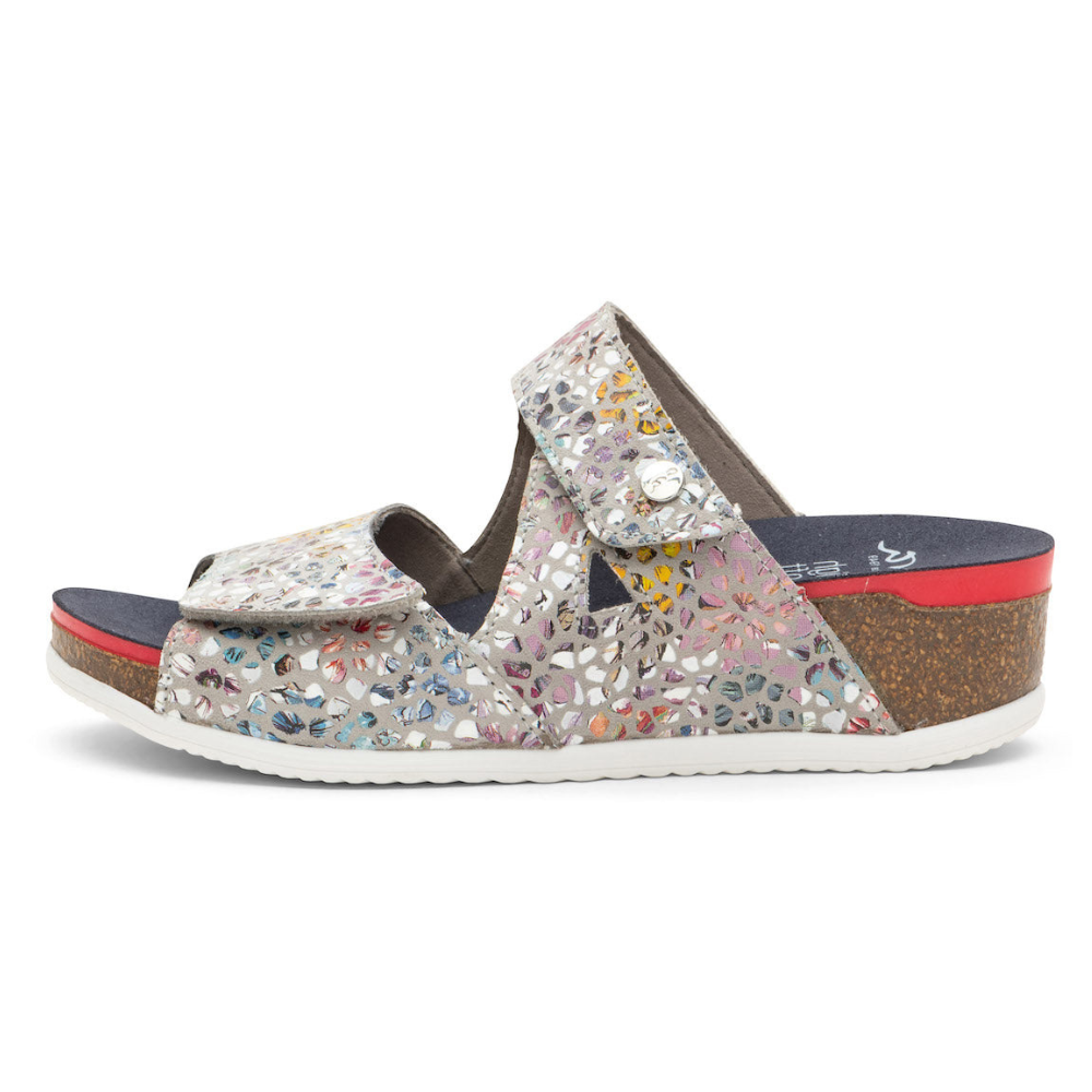 Ara Napa Stone-Multi Konfetti Wedge Sandal (Women's) | Mar-Lou Shoes