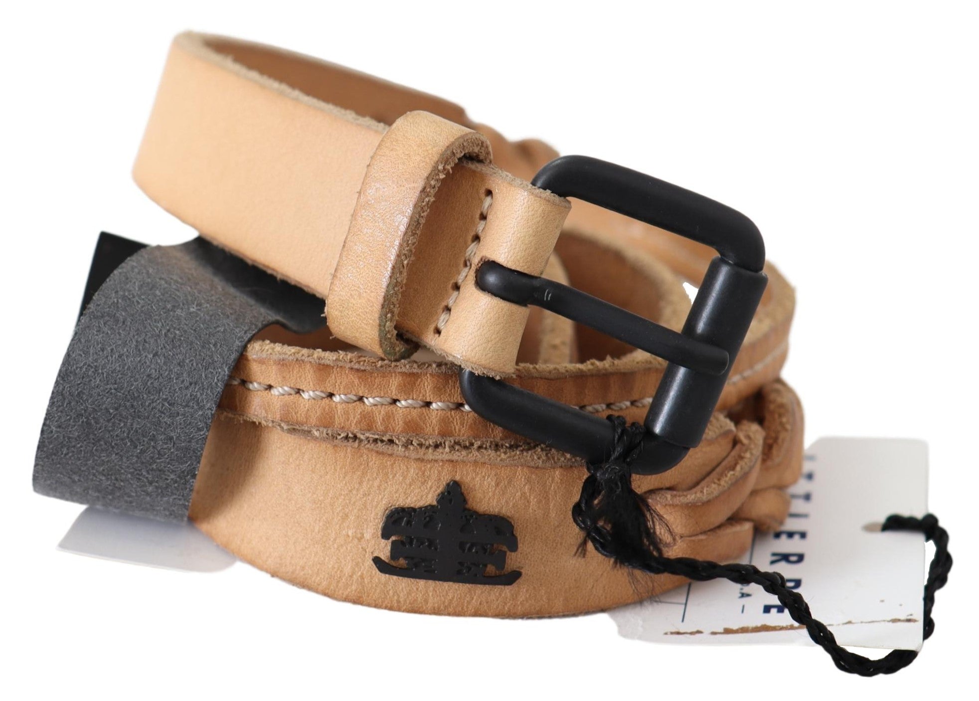 Scervino Street Slim Leather Logo Buckle Women's Women's Belt