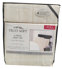 Truly Soft 6 Piece Sheet Set, Crème, FULL