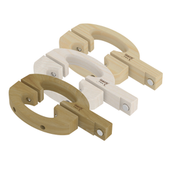 Sawo Houten Sauna Deurgreep met Magnetische Sluiting