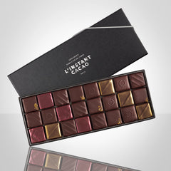 Coffret de 24 ganaches de L'Instant Cacao
