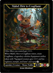 Mabel, Heir to Cragflame Altered Art Custom Proxy Cards