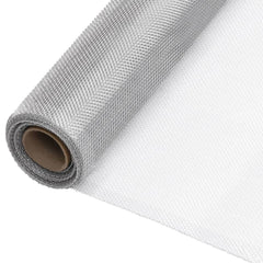 Nettingskjerm aluminium 60x1000 cm sølv