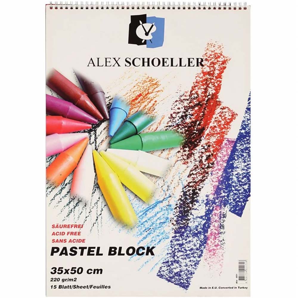 Alex Schoeller Pastel Fon Blok 220gr 35x50cm