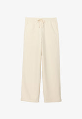 Pantalon workwear blanc cassé