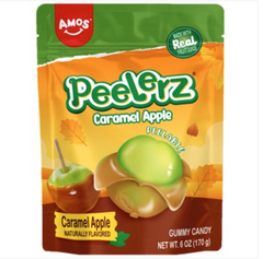 AMOS Peelerz Gummy Caramel Apple 170g (12 pack) -L1