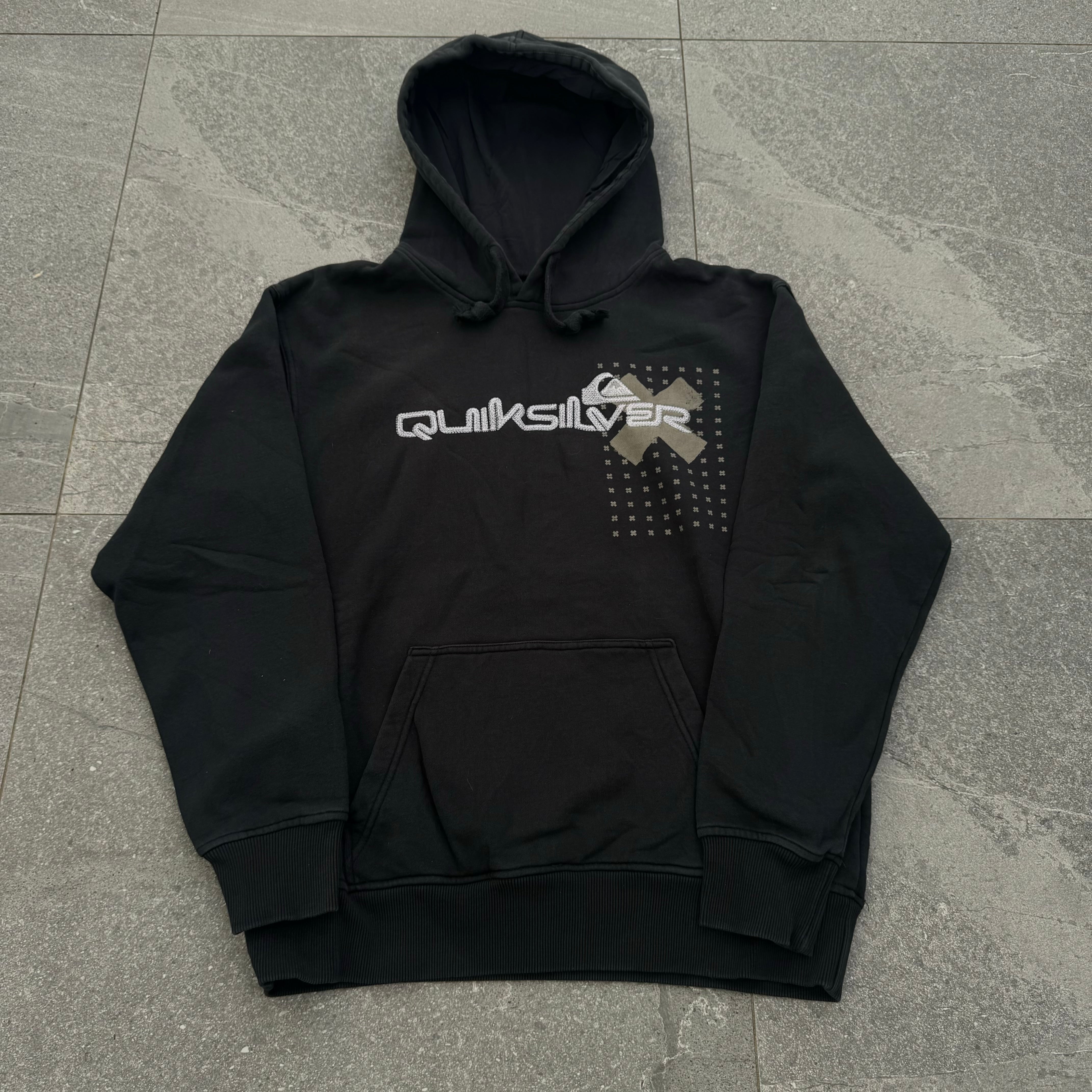 awesome quiksilver hoodie - L