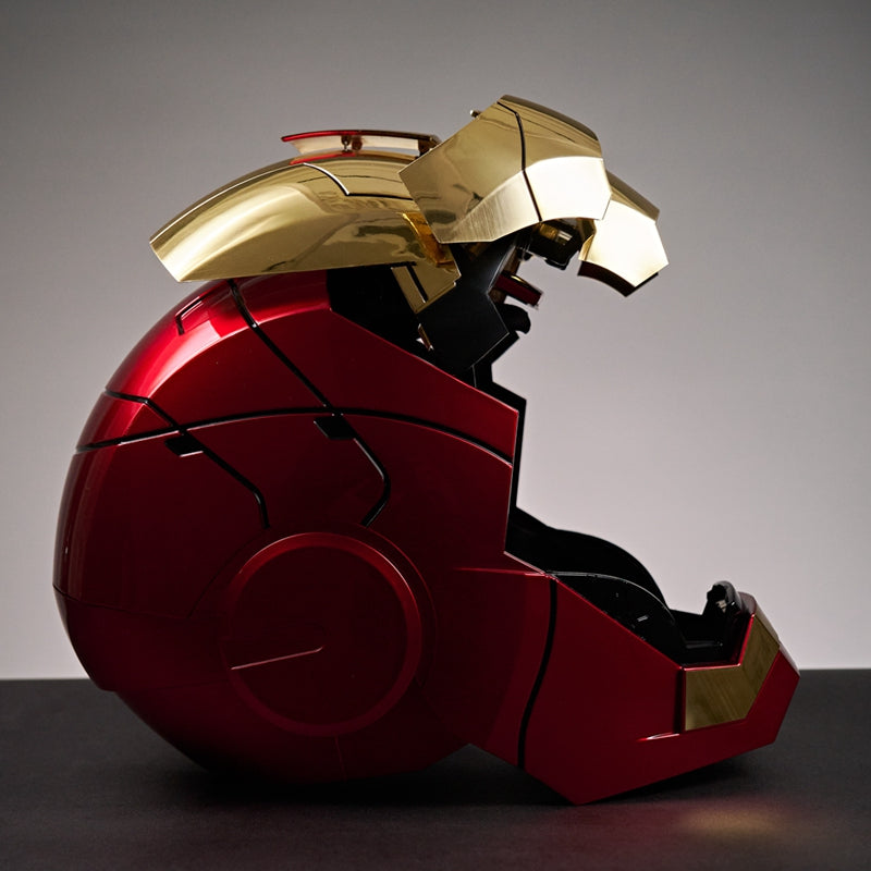 Rose Gold Iron Man MK5 4-piece wearable helmet - voice control collector gift