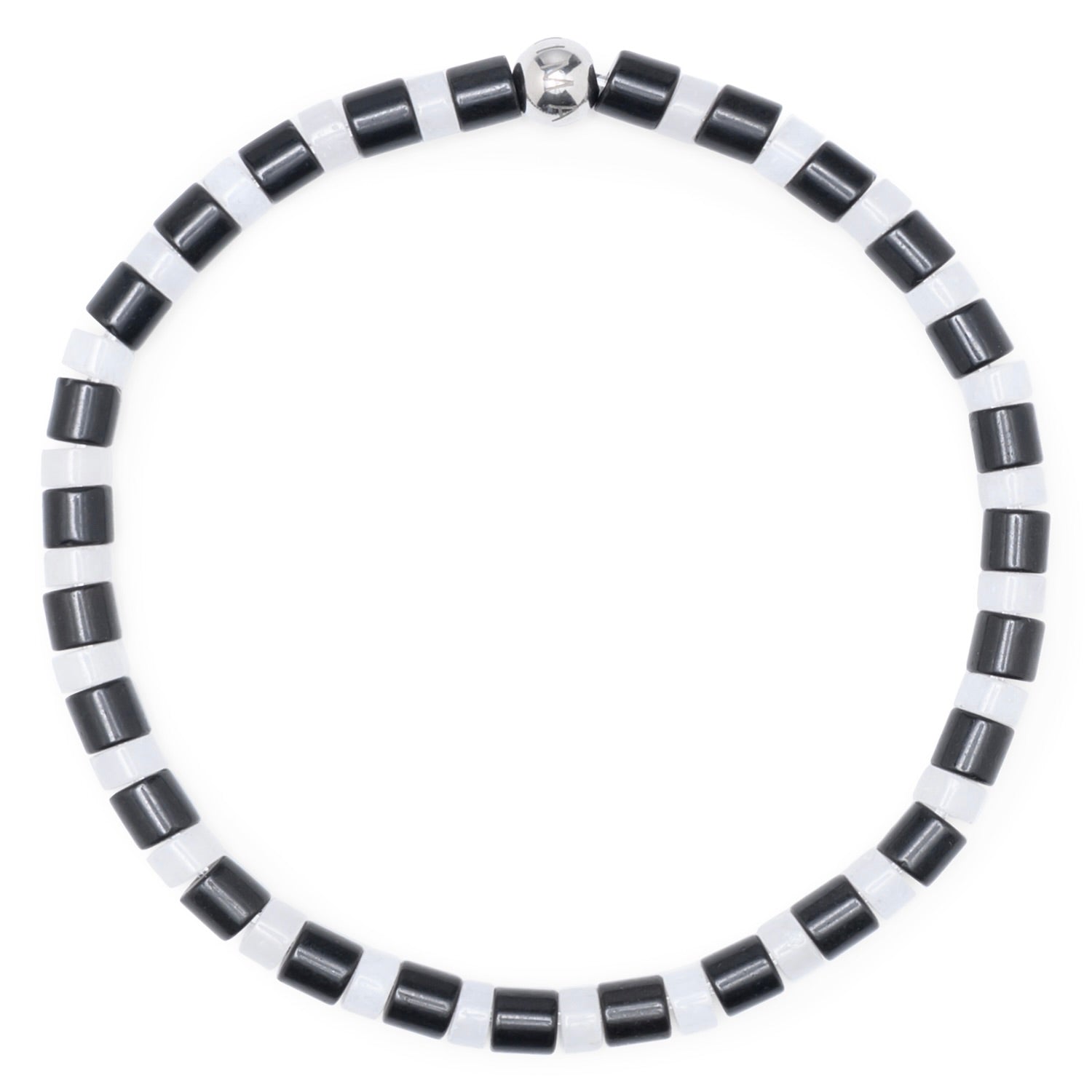 Handgefertigtes Maori Onyx Perlenarmband für Damen und Herren