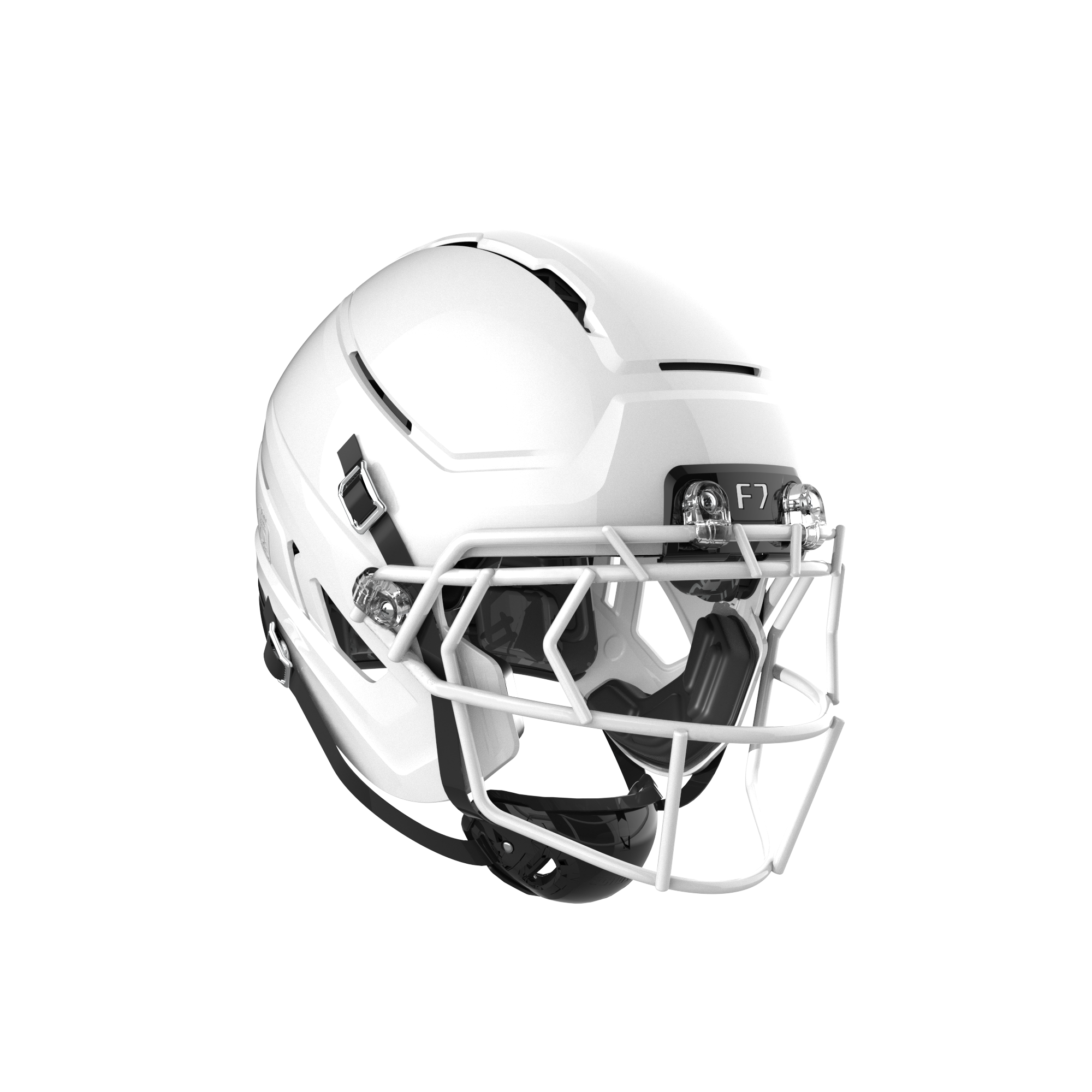 #color_molded gloss white #facemask style_f7x egop iii