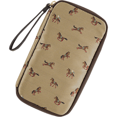 Hobonichi Small Drawer Pouch - Bow & Tie: Galloping Horses - Pen Boutique Ltd