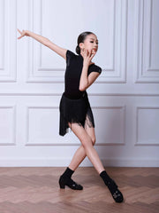 TID Latin Dance Suit Girls Perform Dance Suit Advanced Skinny Latin Dance Skirt