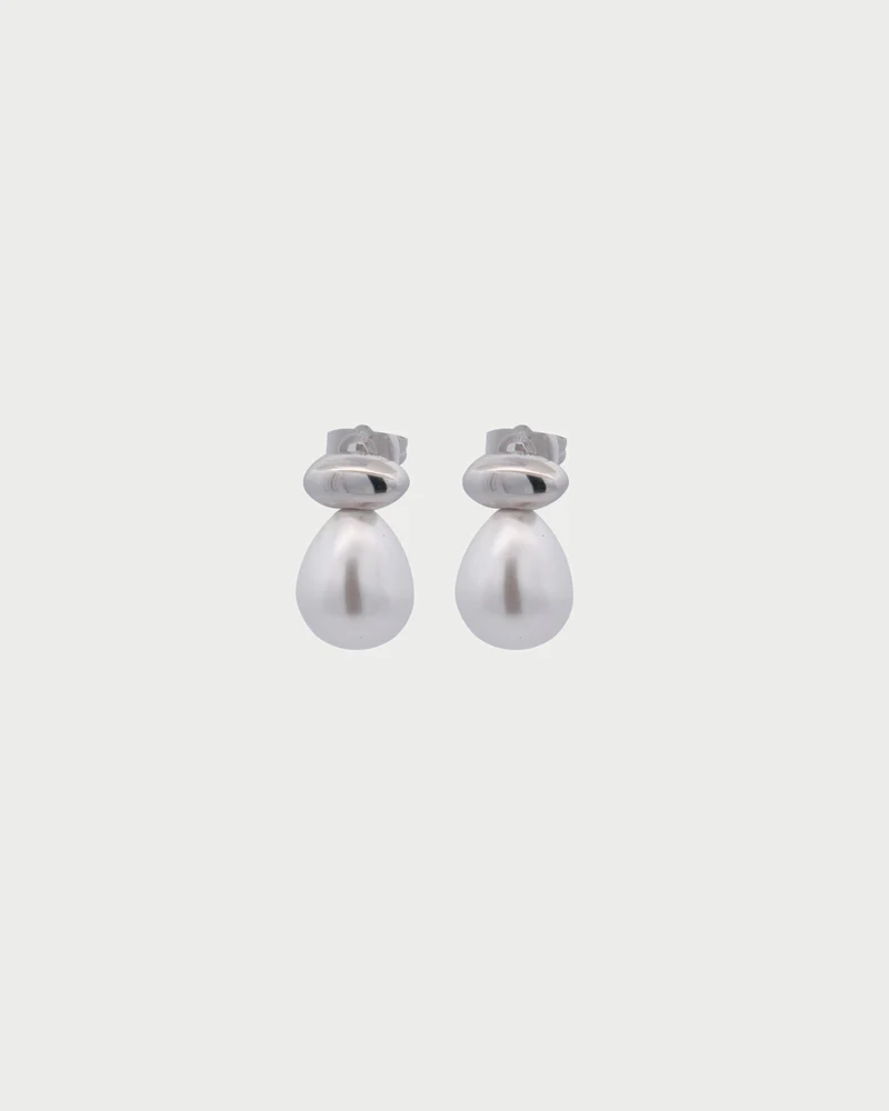ORECCHINI RUE DES MILLE ELLISSE PEARL HALO ARG 925 ref.OR-034 M6 RH