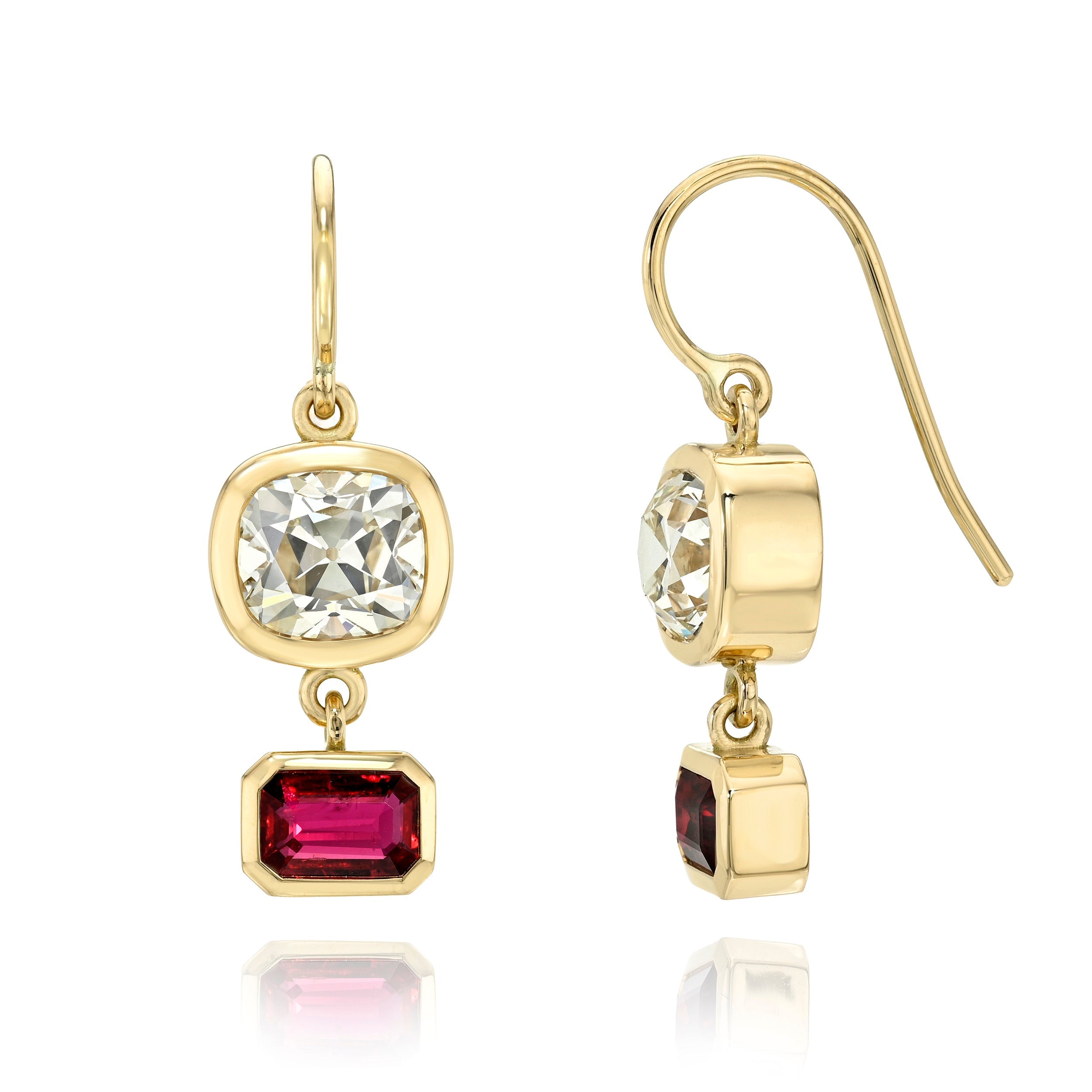 PALOMA DOUBLE DROPS WITH GEMSTONES