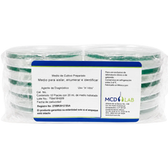 Agar Sangre con Azida Pqte/10 Placas