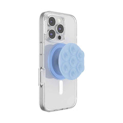 PopSockets MagSafe Suck-Up 3-in-1 Grip Stand Mount| Magnetic Phone Holder, Strong Hold on Mirrors & Flat Surfaces, for iPhone 17/16/15/14/13/12, Adapter Ring for non-MagSafe Phones & Cases - Frost