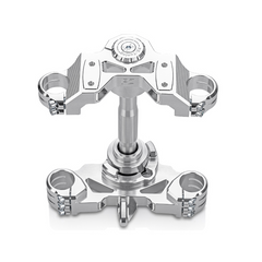 PZ-Tuning CNC Gabelbrücke Version 2025 | Silber | inkl. Teilegutachten für Simson S51, S70, S70 , S53, S83