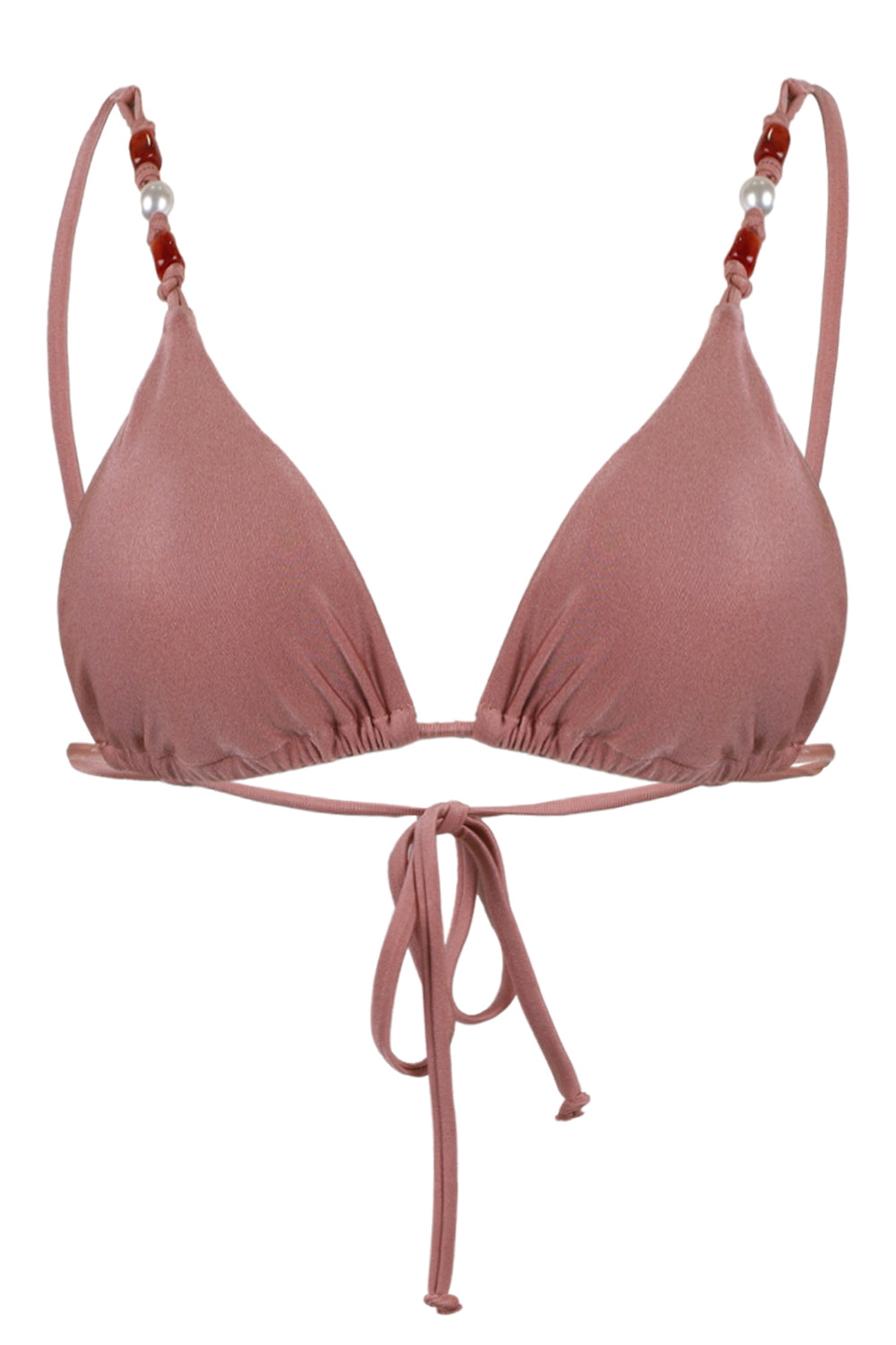 Palermo Slide Tri Bikini Top Mocha