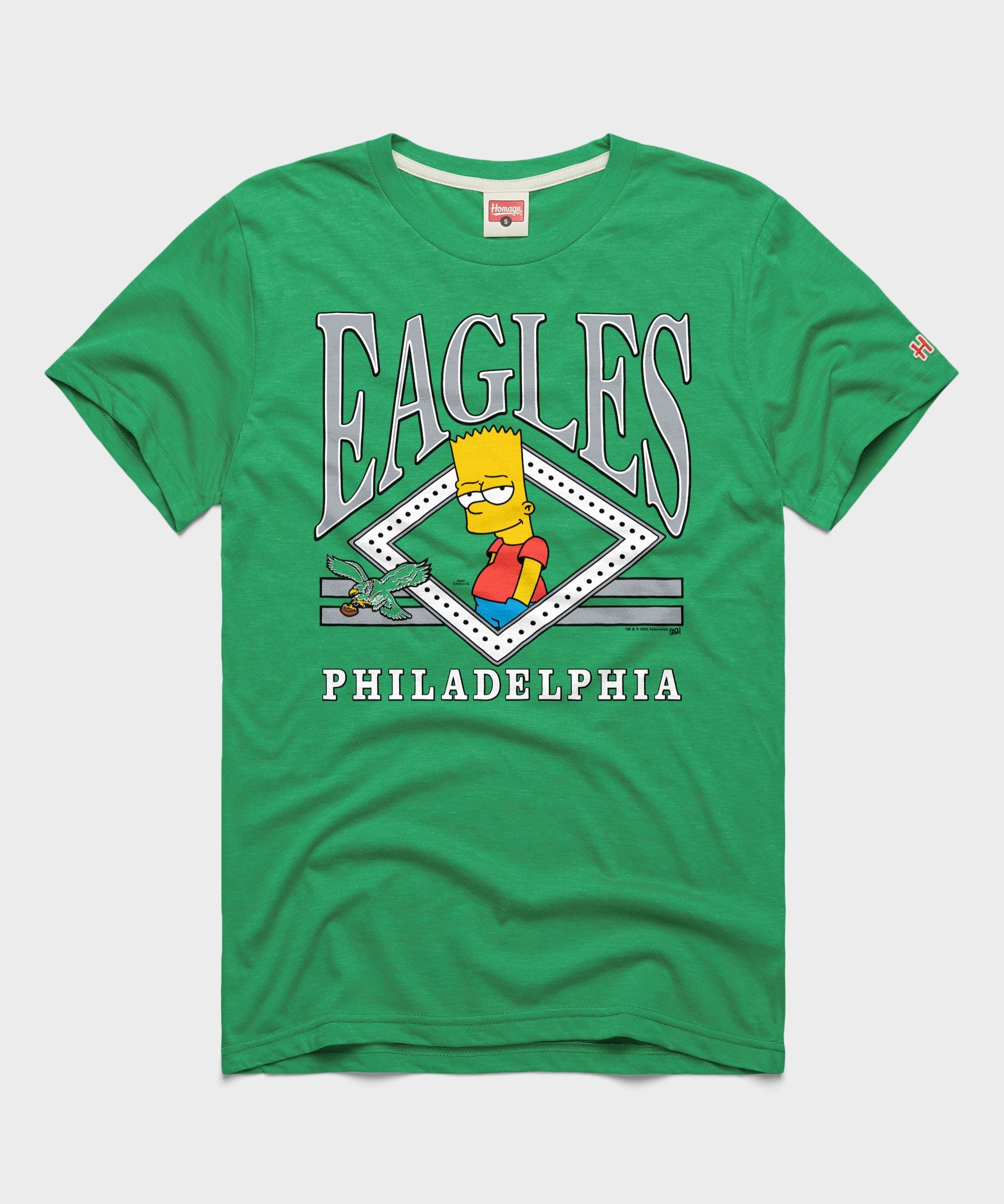 The Simpsons Bart X Philadelphia Eagles::Green