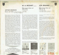 Wolfgang Amadeus Mozart / Johannes Brahms - Arthur Grumiaux - Grumiaux Musiziert Mit Grumiaux (LP, Album, Mono)-LP-Philips-Vinyleers