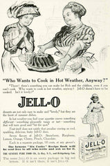 1913 Ad Vintage Jell-O Jello Gelatin Hot Weather Genesee Pure Food Cook YDL8