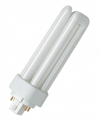 Osram Dulux T/E Plus 13W/840 Compact Fluorescent Lamp GX24Q-1 Base – Cool White Light 4000K – Compact Energy Saving Bulb - Pack of 5