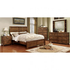 Baddock Antique Oak Mirror - CM7691M