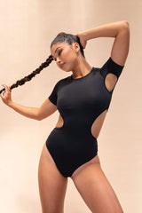 Lunalae Camlie Bodysuit - Recycled Black-Lunalae-Pole Junkie