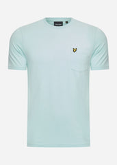 Lyle & Scott T-shirts Pocket t-shirt - clear sky
