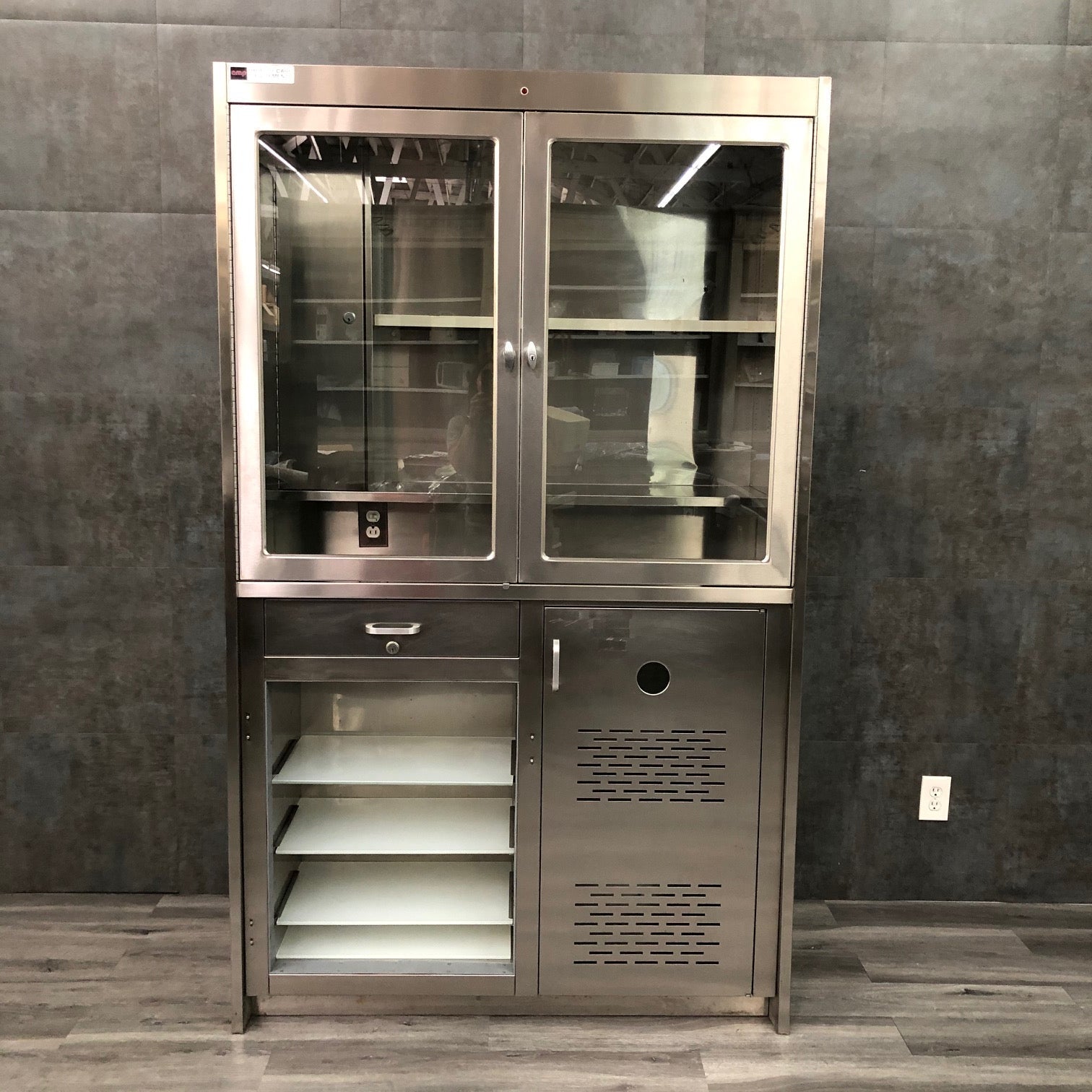 CMP Stainless Steel Medical Supply Cabinet - Continental Metal Products -Angelus Medical