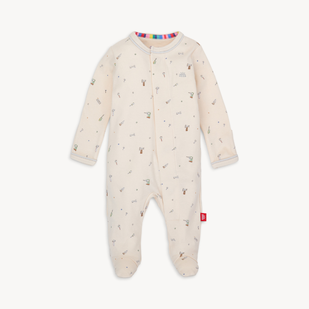 Magnetic Me Organic Cotton Footie