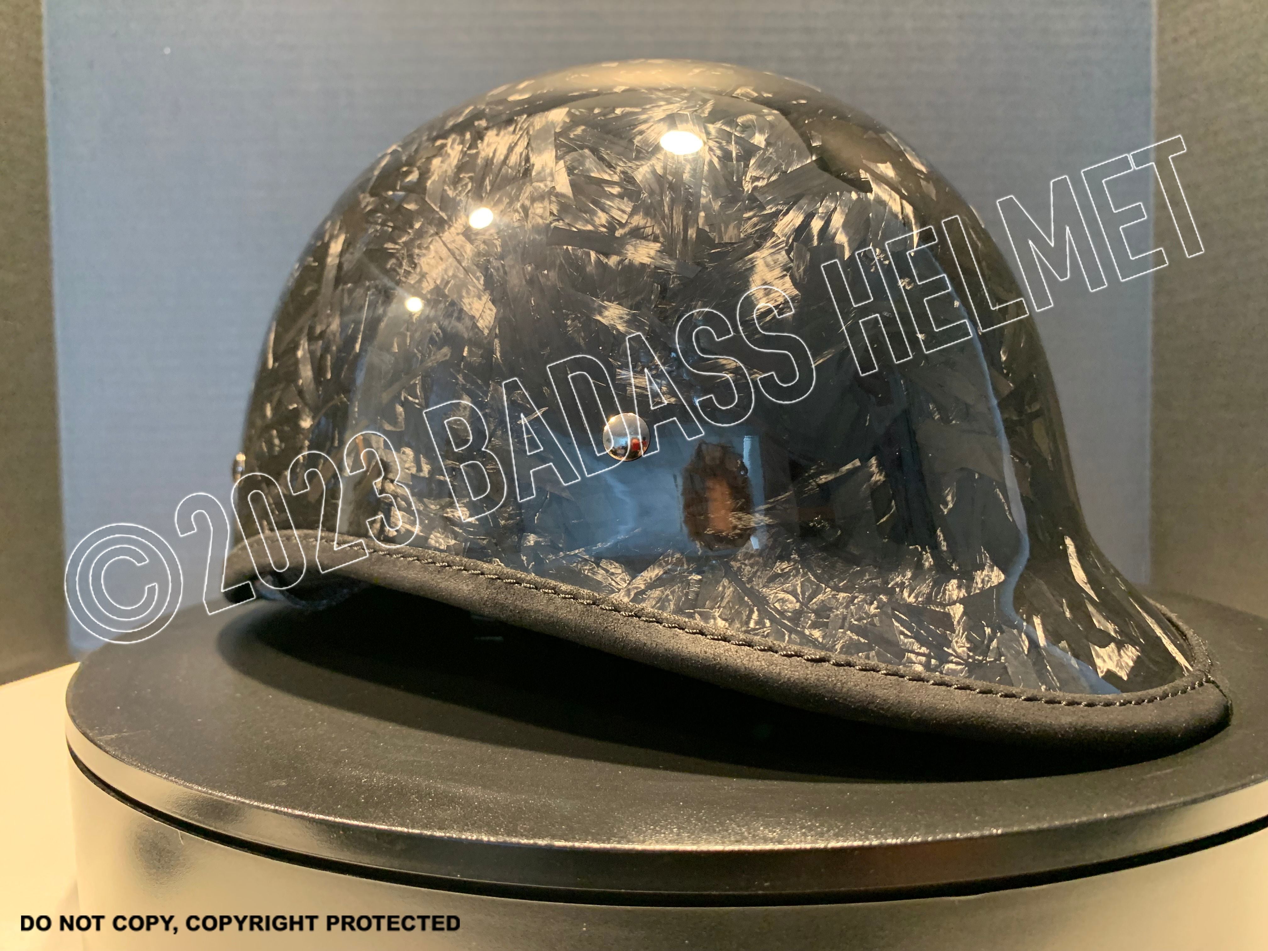 American BADASS Forged CarbonAir Smallest DOT Certified Motorcycle Helmet