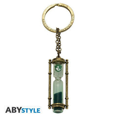 Harry Potter - 3D Schlüsselanhänger Slytherin Sanduhr