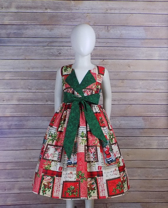 Girl, Christmas Dress, Toddler, Holiday Dress, Tween, Santa, Red, Green, Teen, Junior, Outfit, Party, Picture, Sleeveless, Photos, Pictures