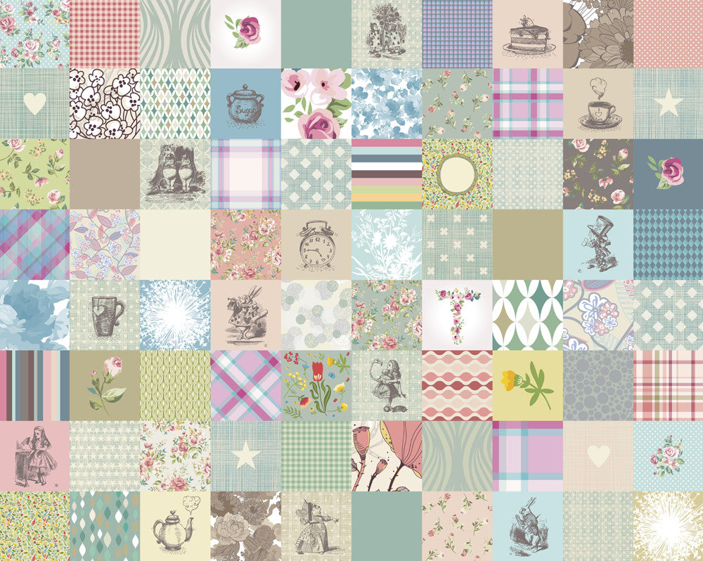 ALICE IN WONDERLAND PATCHWORK - Multi