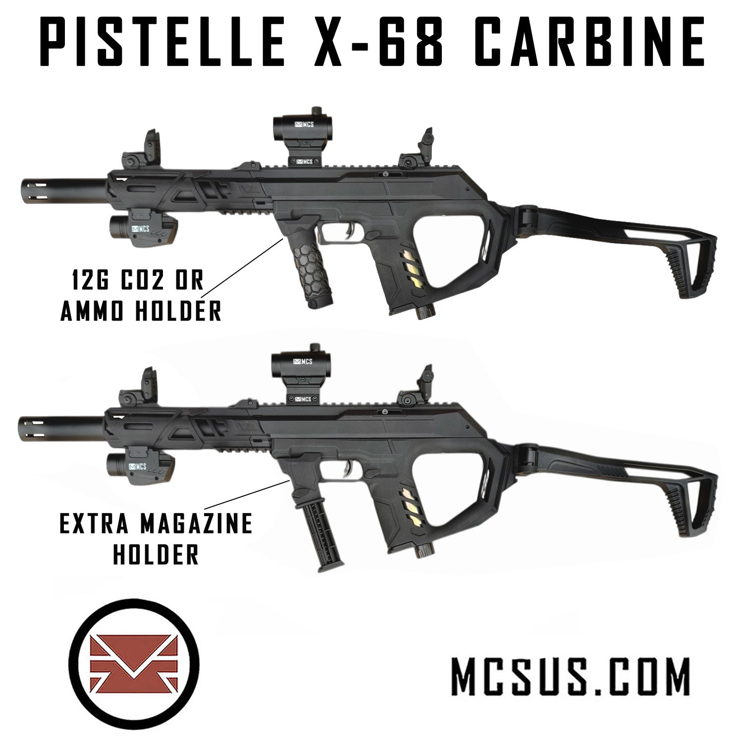 Max Power 50+ Joules Pistelle X-68 Carbine Package