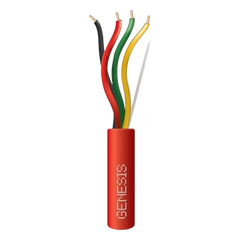 4307-1104/1000 - Cable para Sistemas Contra Incendio / 4x18 AWG / 305 m (1000 ft) / Riser / FPLR-CL3R / Resistente al Fuego / Rojo