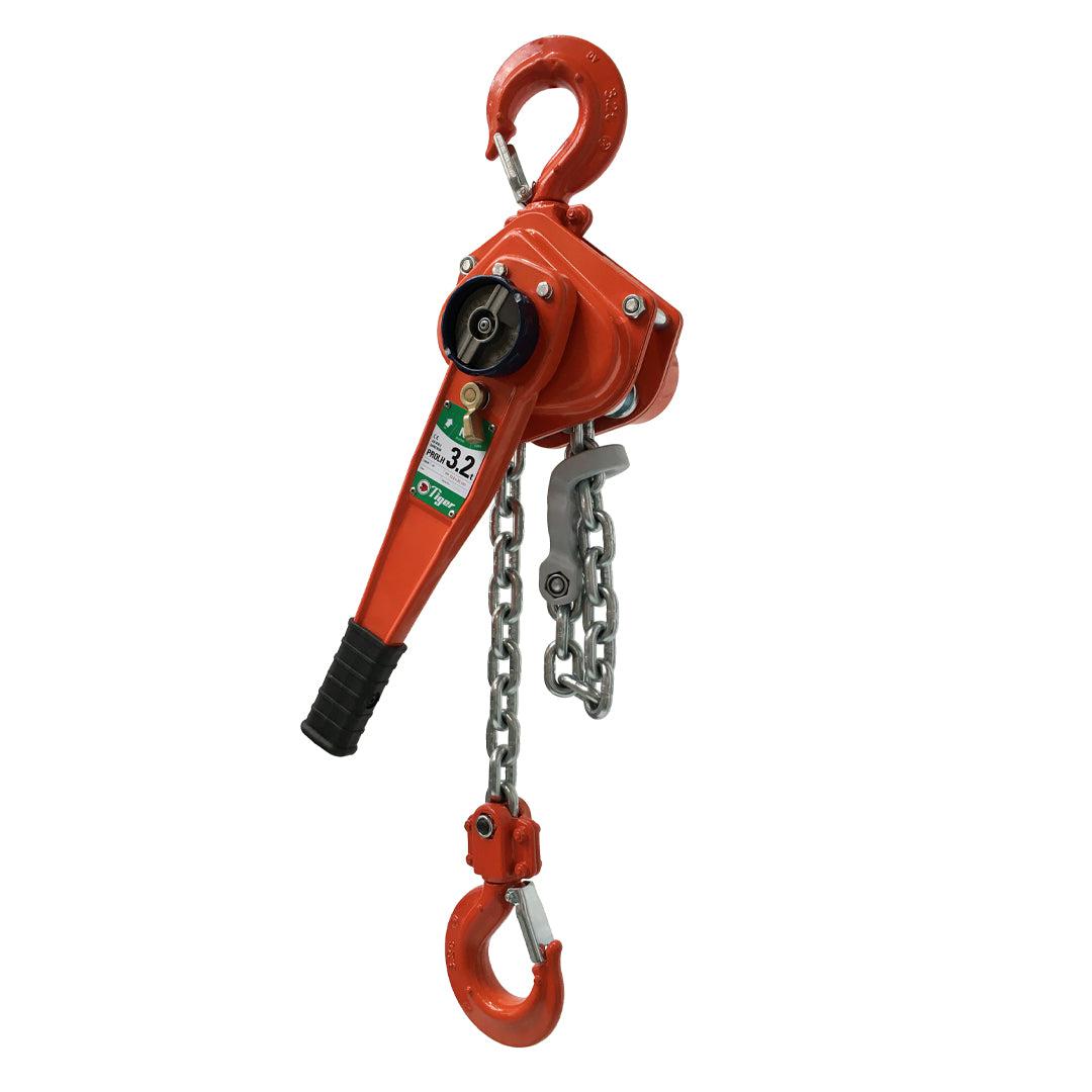 Tiger Lifting PLH-0150-5 1.5-ton 5-ft. Std. Lift Premium Lever Hoist PROLH w/ Overload Protection