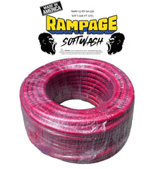 Rampage 3/4 Red 200' Soft Wash Hose for low-pressure exterior cleaning