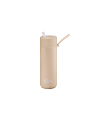 Frank Green Reusable Ceramic Bottle 595ml (Soft Stone)