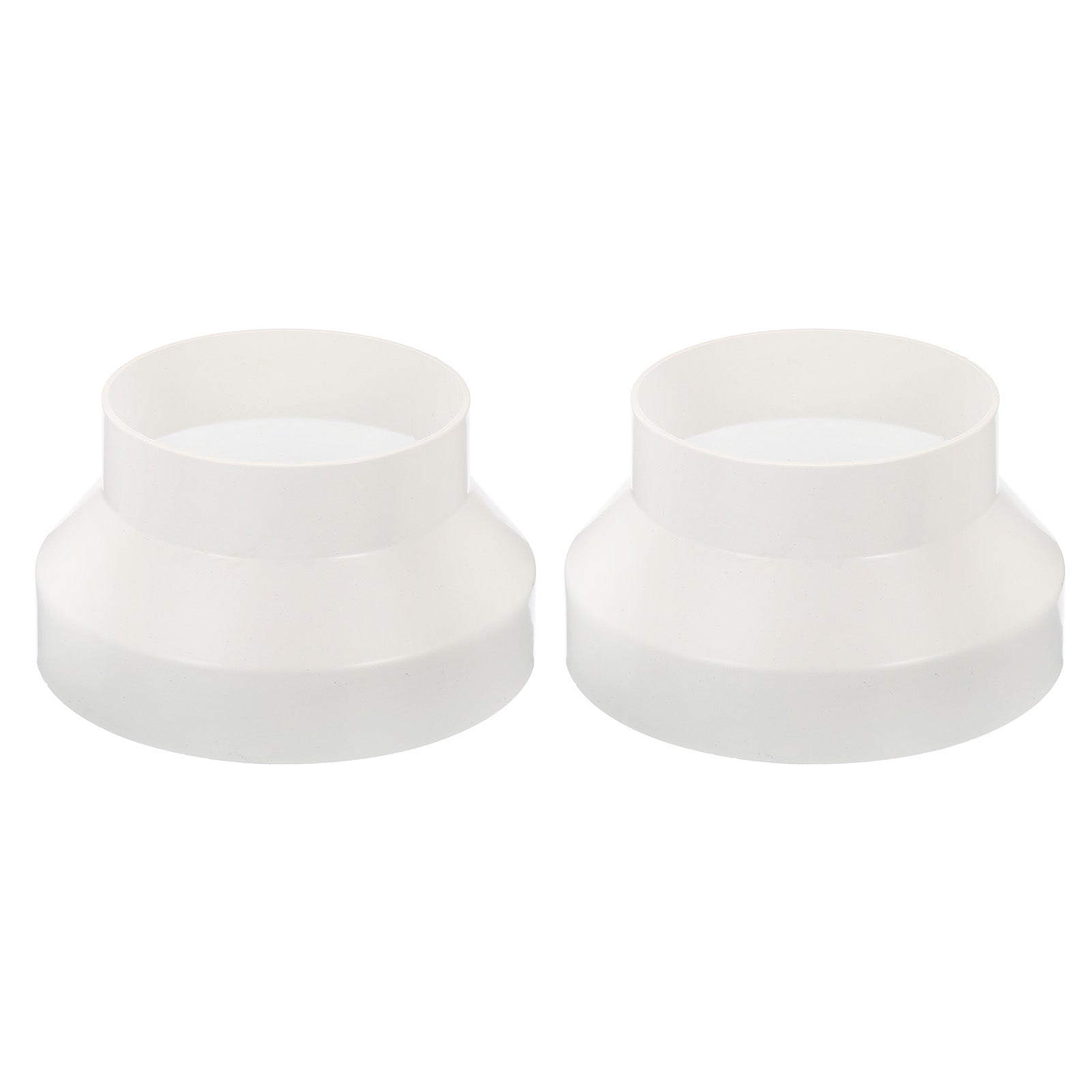 2Pcs 8" to 6" Duct Reducer Ducting Airflow Tube Increaser Adapter Pipe Fitting