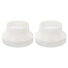 2Pcs 8" to 6" Duct Reducer Ducting Airflow Tube Increaser Adapter Pipe Fitting