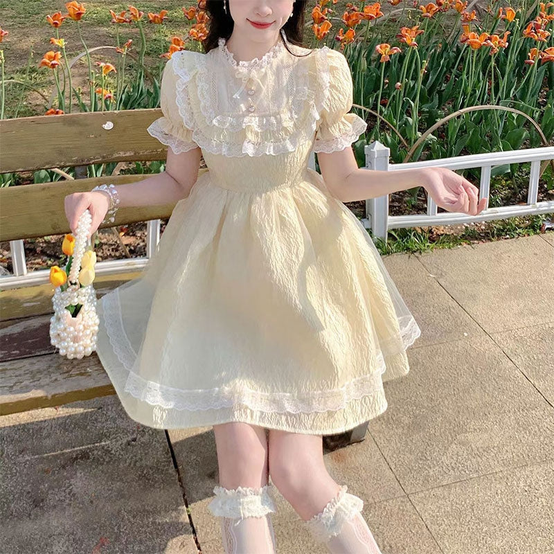Yellow Sweetheart Dress - Dresses